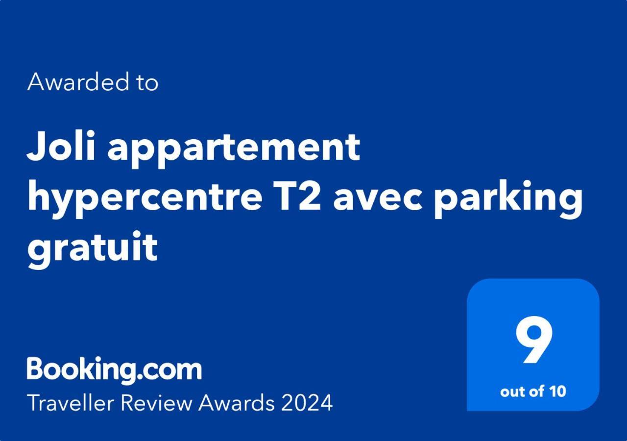 Joli Appartement Hypercentre T2, Classe Meuble De Tourisme 3 Avec Parking Gratuit Beziers Ngoại thất bức ảnh