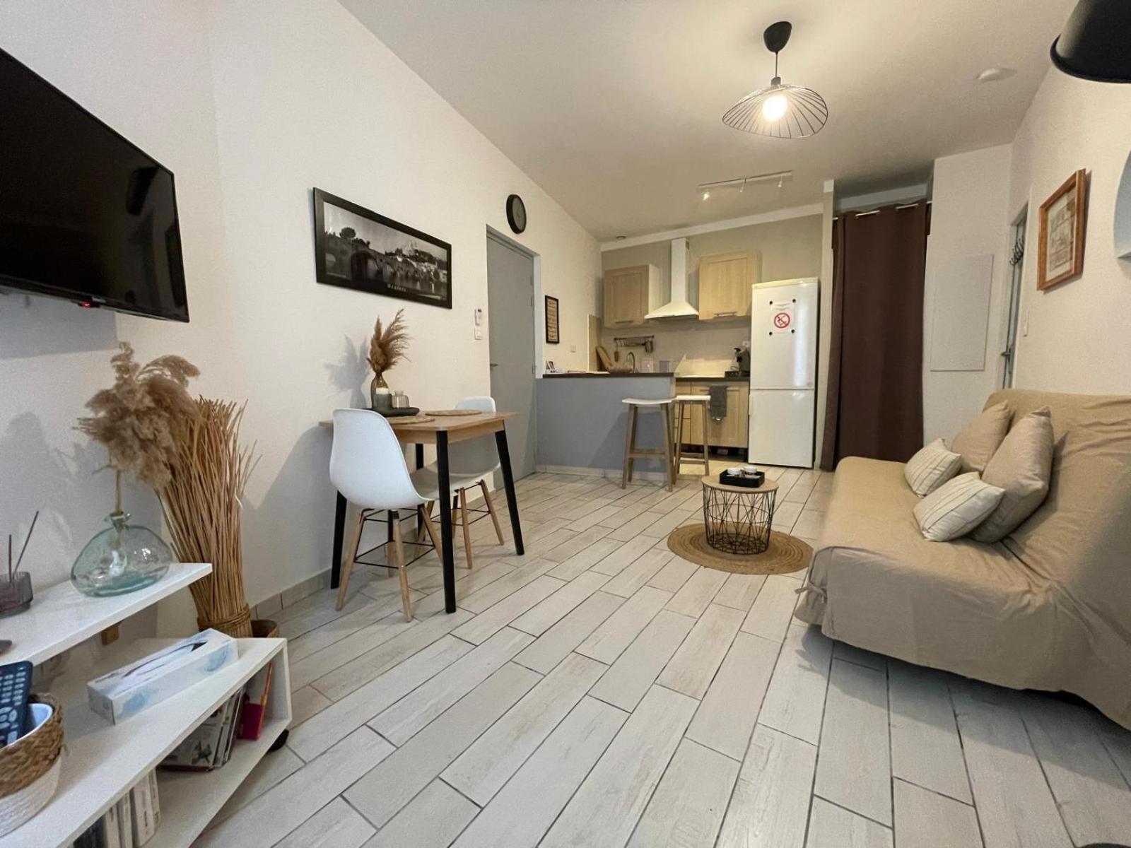 Joli Appartement Hypercentre T2, Classe Meuble De Tourisme 3 Avec Parking Gratuit Beziers Ngoại thất bức ảnh